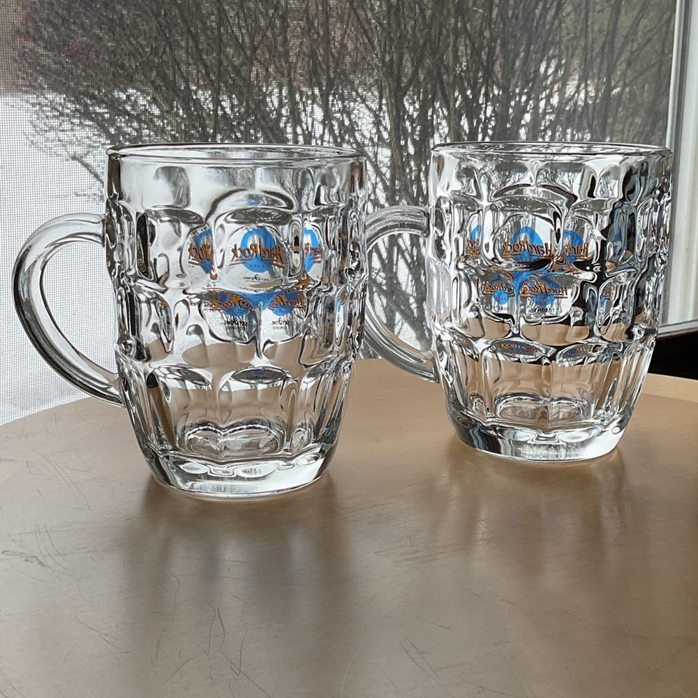 Hard Rock SET Cafe Toronto Glass Mugs - Clear and Blue ONE  SKYDOME - Picture 3 of 12